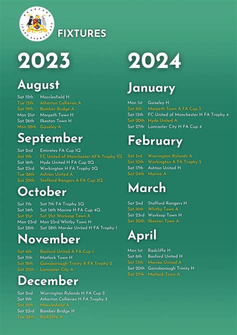 Bradford (Park Avenue) AFC News - NPL FIXTURES FOR THE 2023/24 SEASON ...