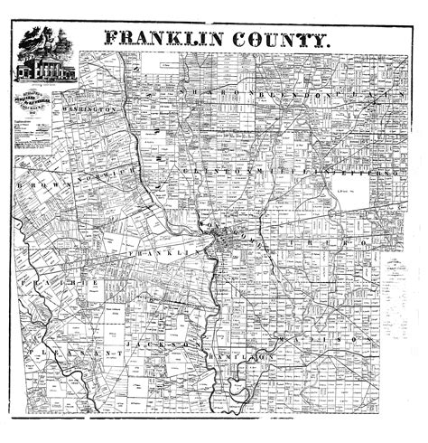 1950 Franklin County Virginia Map - Map