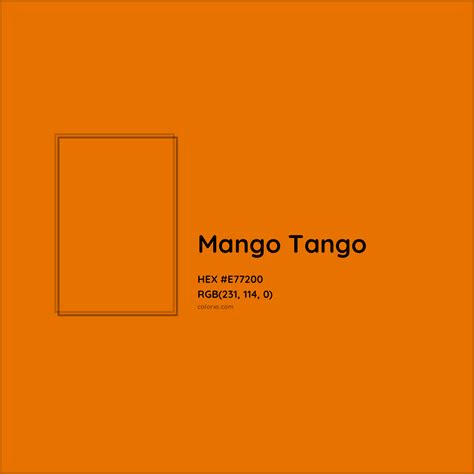 Mango Tango Complementary or Opposite Color Name and Code (#E77200 ...