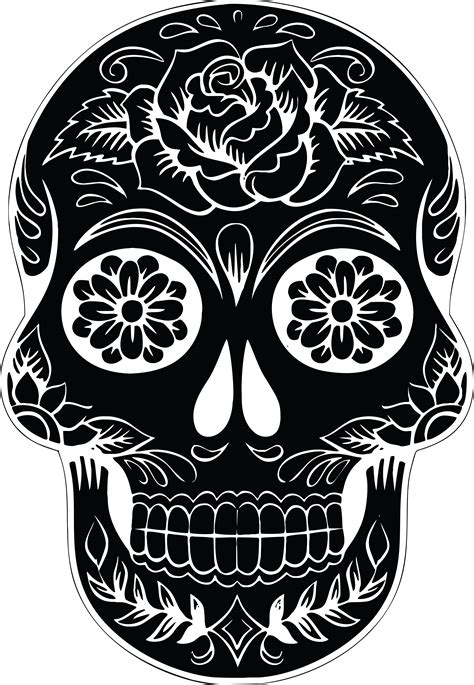 Calavera Skull Silhouette Clip art - skulls png download - 4000*5781 ...