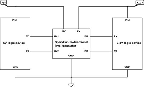 Bi-directional level shifter for serial communications - Electrical ...