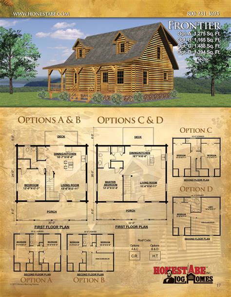 Browse Floor Plans for Our Custom Log Cabin Homes | Cabin house plans ...