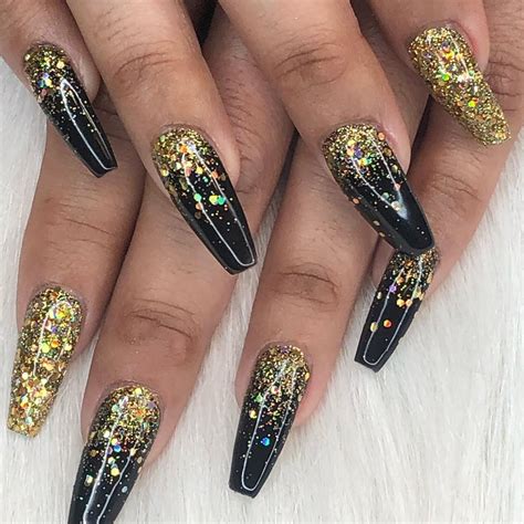 Nail Designs Black Gold And White | Daily Nail Art And Design