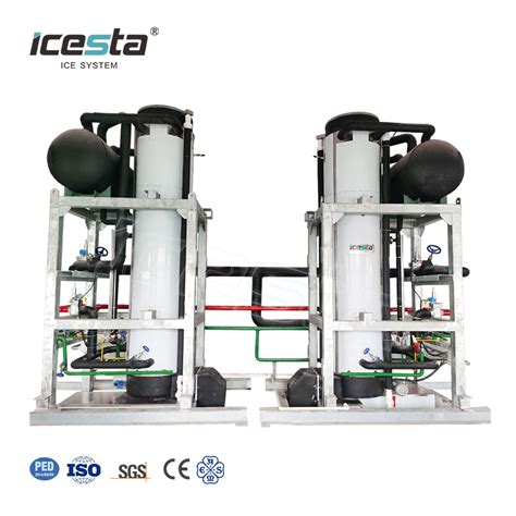 Icesta Customized 40 Ton Ice Tube Maker Stainless Steel Automatic High ...