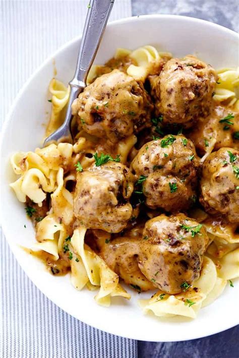 The Best Swedish Meatballs are smothered in the most amazing rich and ...