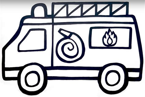 Glitter Toy Fire Truck Coloring Page - Free Printable Coloring Pages ...