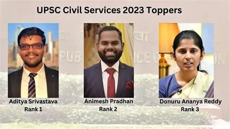 UPSC CSE 2023 Toppers List: Aditya Srivastava Secures Top Position ...