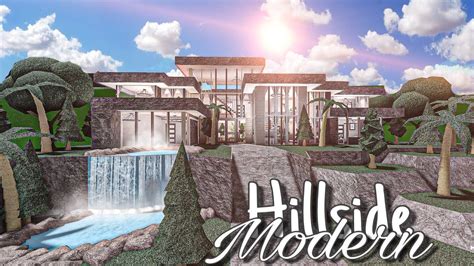 Hillside Modern Mansion in ROBLOX BLOXBURG