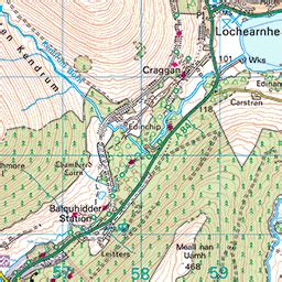 Glen Ogle Trail, Lochearnhead - Route Map