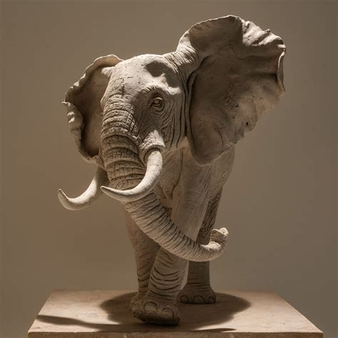 Bronze Elephant Sculpture SOLD OUT - Nick Mackman Animal Sculpture