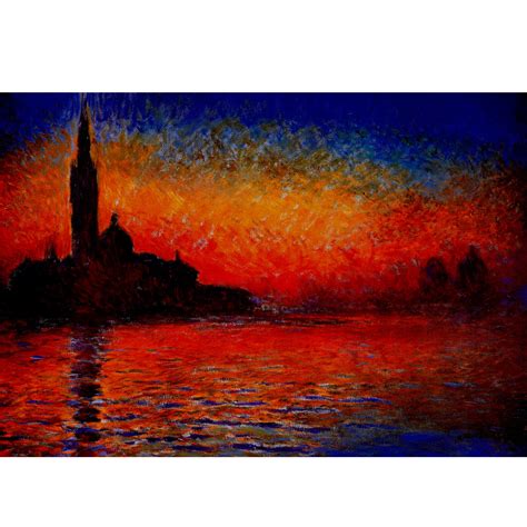 Sunset in Venice by Claude Monet (26" x 18") - iCanvasART - Touch of Modern