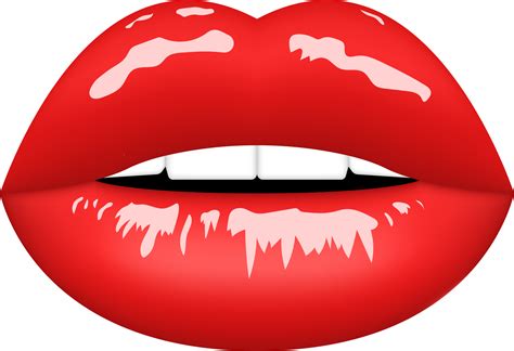 Red lips clipart design illustration 9397879 PNG