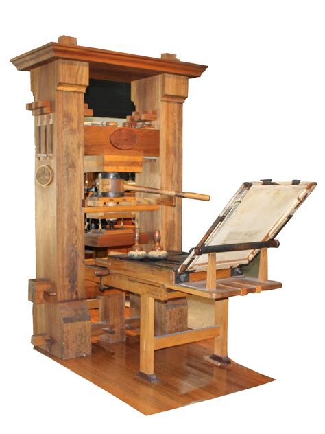 Johannes Gutenberg Movable Printing Press