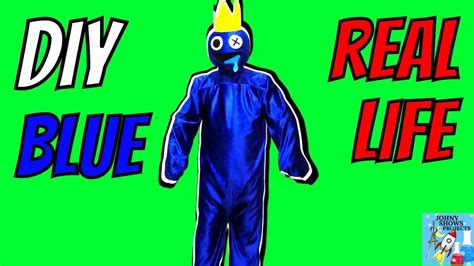 How I Made DIY RAINBOW FRIENDS BLUE Costume In REAL LIFE From Scratch ...