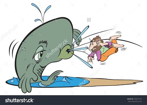 Cartoon art, Jonah and the whale, Bible characters