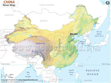 Map Of China West River - United States Map