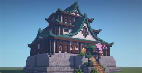 My first attempt at a Japanese styled like castle, how I do ...