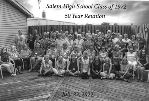 Salem High School Class of 1972 celebrates golden anniversary | News ...