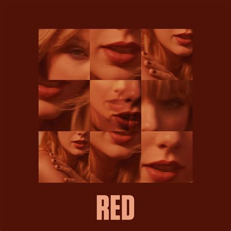 I tried making an alternative album cover for Red (Taylor's Version ...