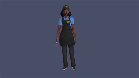 Mod The Sims - Waffle House Uniform + Hat