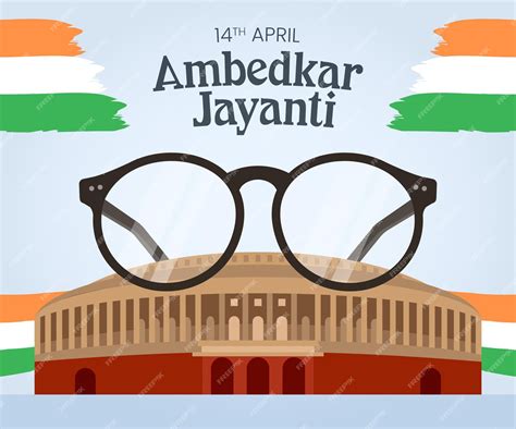 Free Vector | Hand drawn ambedkar jayanti illustration