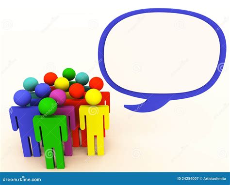 People Talk Bubble Royalty Free Stock Photography - Image: 24254007