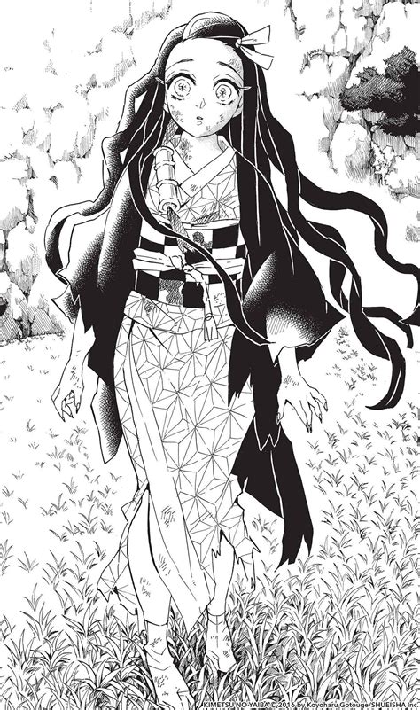 Demon Slayer Manga Panels Nezuko - Kopler Mambu