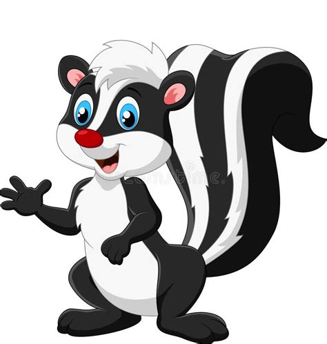 Cute Skunk - Toon Figure stock illustration. Illustration of model ...