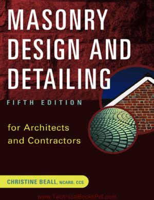 Masonry Design and Detailing For Architects and Contractors Fifth ...