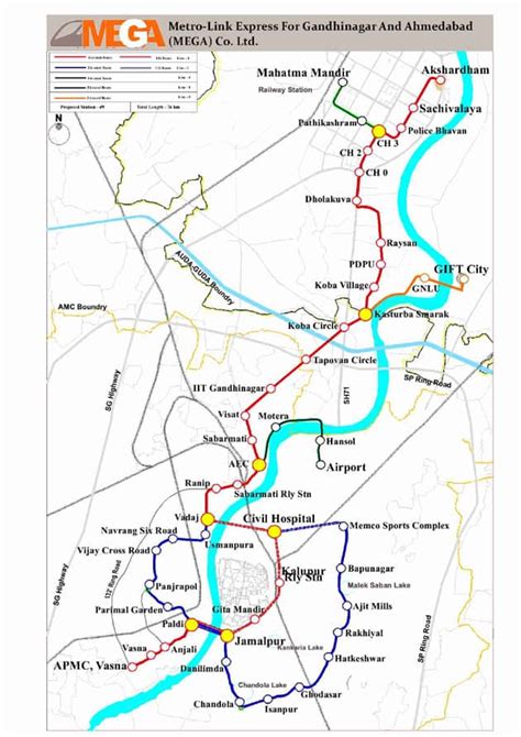 Route of ambitious Ahmedabad-Gandhinagar Metro rail project finalized