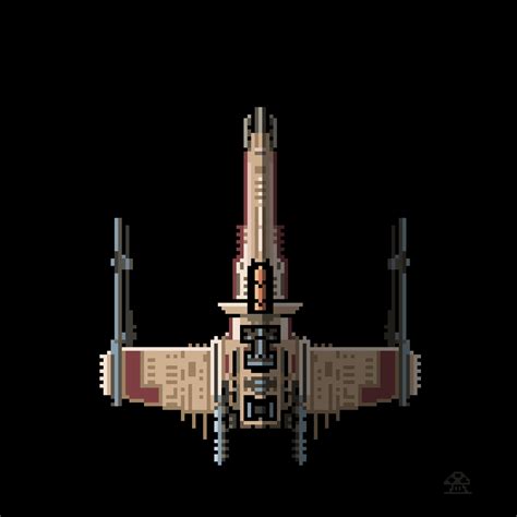 Pixel art, Pixel, Star wars ships