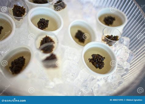 Catering (Black Caviar Luxury Food) Stock Image - Image of bridal ...