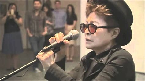 Yoko Ono Screaming at Art Show! (Original) - YouTube