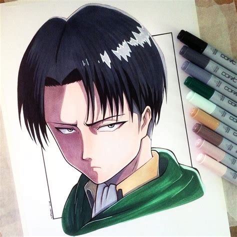 Levi Ackerman Drawing - Attack on Titan Fan Art by LethalChris on ...