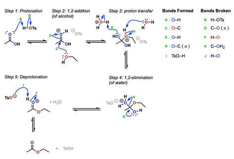 Conversion of carboxylic acids to esters using acid and alcohols ...