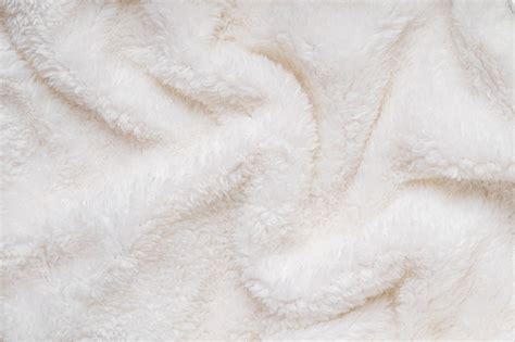 Premium Photo | White fur texture background. Warm fluffy textile