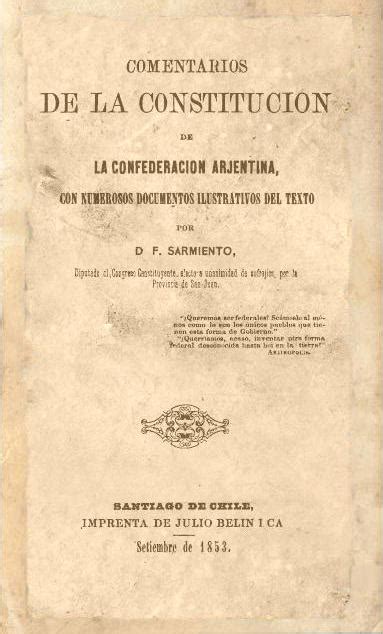 Opiniones de Constitución argentina de 1853