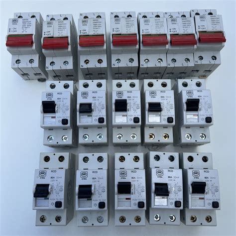 MK RCD main switch 63a Amp 80a 30mA 100a Double Pole Sentry 5760S 5780s ...