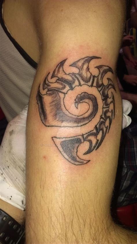 scr tattoo - starcraft zerg symbol by scrtattoo on DeviantArt