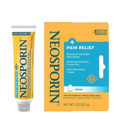 Neosporin + Pain Relief Dual Action Cream, 1 Oz- Buy Online in United ...