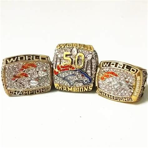 Denver Broncos Super Bowl Rings