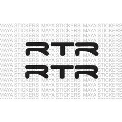 TVS apache RTR logo stickers / decals