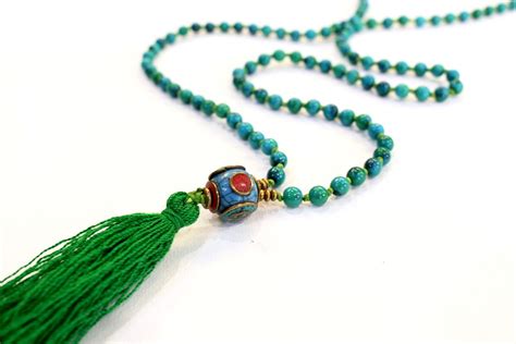 Japa Mala Verde de Malaquita | Namaste Complementos de la India