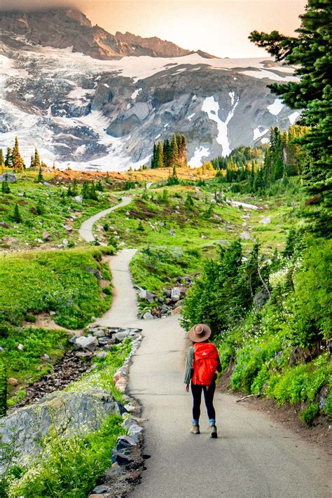 Mount Rainier Skyline Trail Map