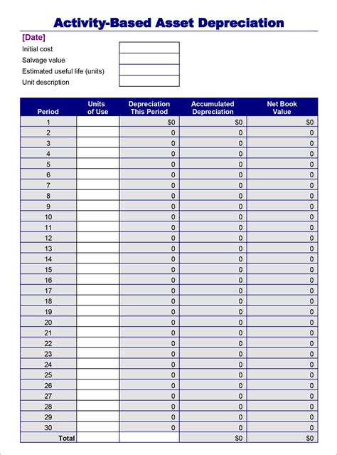 Business Asset List Template – PARAHYENA