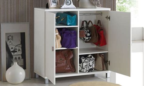 Wood Entryway Handbag | Book-bag Storage Cabinet | Description: Instead ...