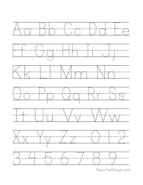 Handwriting Worksheets Practice – AlphabetWorksheetsFree.com