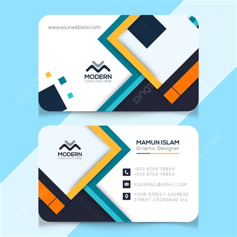 Digital Modern Business Card Design Template Download on Pngtree