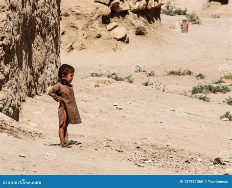 Afghanistan Refugee Camp Children in the North West Editorial Image ...