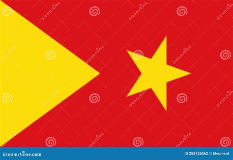 Glossy Glass Flag of the Amhara Region Stock Illustration ...